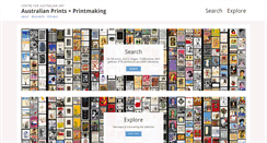 Desktop Screenshot of printsandprintmaking.gov.au
